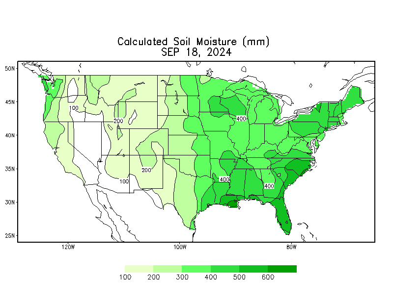 Weather radar map